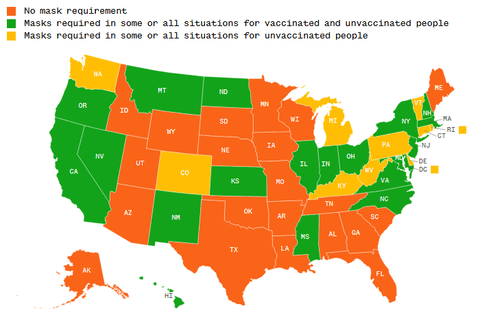 Do I Need To Wear A Mask In My State? Updated: June, 2021 - Indiana Face Mask