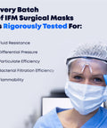 ASTM Level 1 Surgical Face Mask [50ct Box] IFM-LV1 Buy Sale Save Free Shipping KN95 Kid's CDC FDA Approved Prime Fast