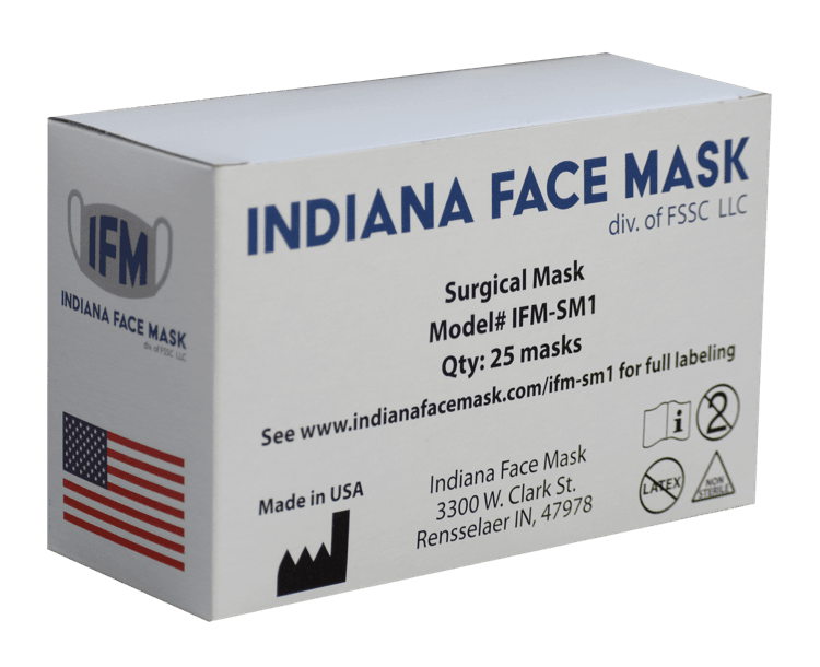 3-Ply Face Mask [25ct Box] (ISMA Discount) IFM-SM1 Buy Sale Save Free Shipping KN95 Kid's CDC FDA Approved Prime Fast