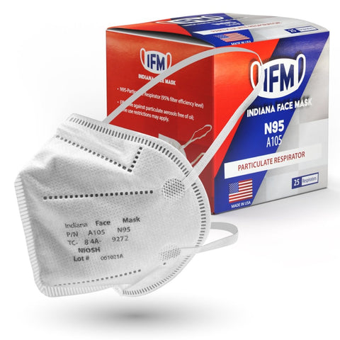 N95 Particulate Respirator [25ct Box] - NIOSH-Approved Buy Sale Save Free Shipping KN95 Kid's CDC FDA Approved Prime Fast